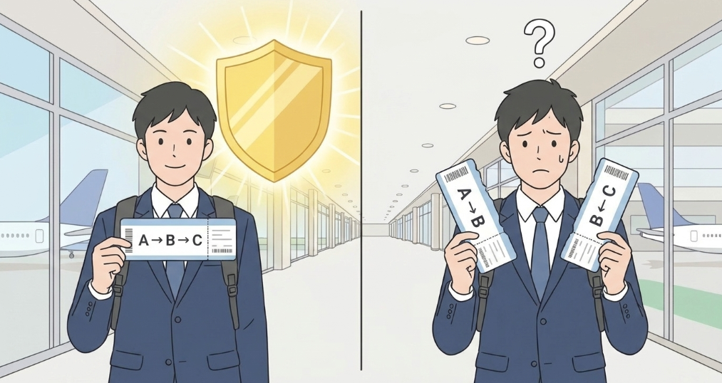 別予約と通し予約の違いを確認する
