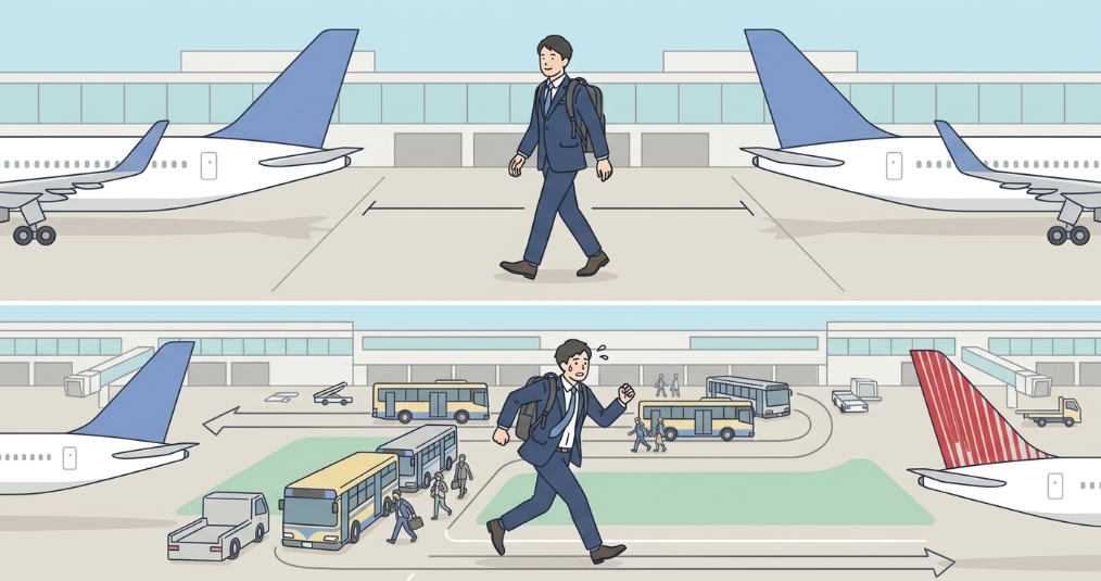 乗り継ぎに必要な時間の目安